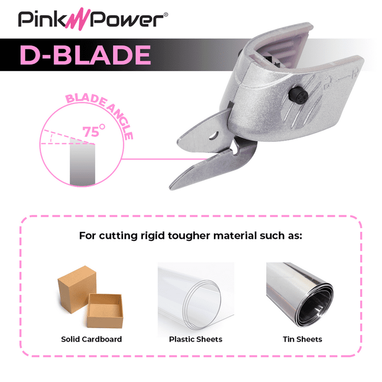 Pink Power HG2043 Electric Scissors - Cardboard and Metal Replacement Blade  Lithium Ion - Cardboard Scissors (PPD Blade)
