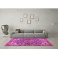 thumbnail image 3 of Ahgly Company Indoor Round Persian Pink Traditional Area Rugs, 6' Round, 3 of 4