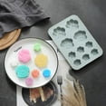 Chunleiiii Heart Shaped Baking Molds Puppy Footprints Silicone Cake 10