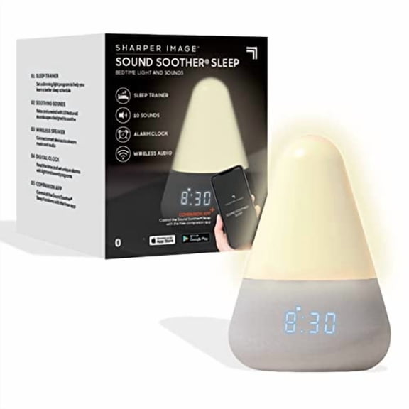 Sharper Image Sound Soother Intelligent Sleep Trainer & Aide, Bluetooth Speaker
