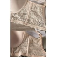 thumbnail image 3 of Backless Invisible Bra U-shaped Large Lace Wedding Bra Low Back Underwear Gathering Sexy Fitted Bra, 3 of 5