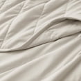 thumbnail image 2 of Breescape temperature regulating oversize cooling throw blanket, super soft cool touch, TAUPE, 2 of 12
