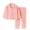 Pink, variant on WOYY Infant Boys Pajamas Solid Long Sleeve Button Up Shirt Pants Nightwear Outfits