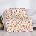 thumbnail image 4 of Throw Blanket for Couch, Cute Cartoon Mushrooms Super Soft Fuzzy Comfy Warm Throw Blanket, Cuteness Lightweight Cozy Plush Flannel Blanket & Throws for Sofa and Bed All Season, 4 of 5