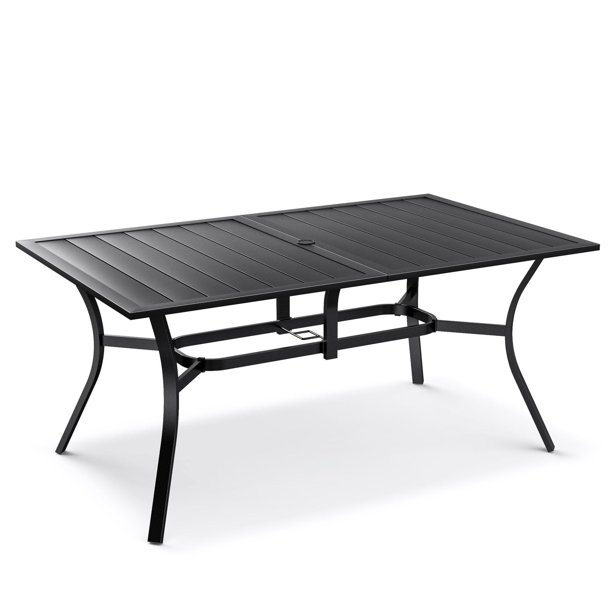 BigRoof Patio Table Metal 6 Person 