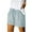 Light blue, variant on Casual Shorts for Women Plus Size Comfy Drawstring Elastic Waist Pocket Loose Pants