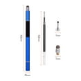thumbnail image 3 of 3 in 1 Stylus Pen with Refill and Disc and Fiber Capacitive Touchscreen Stylus Pen Set For Cellphone Tablet Royal Blue, 3 of 7