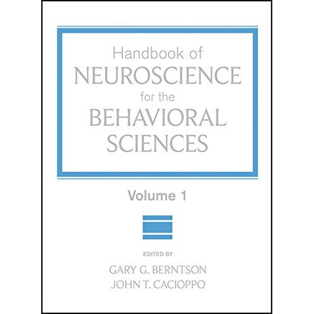 Manuel de Neurosciences pour les Sciences du Comportement, Volume 1
