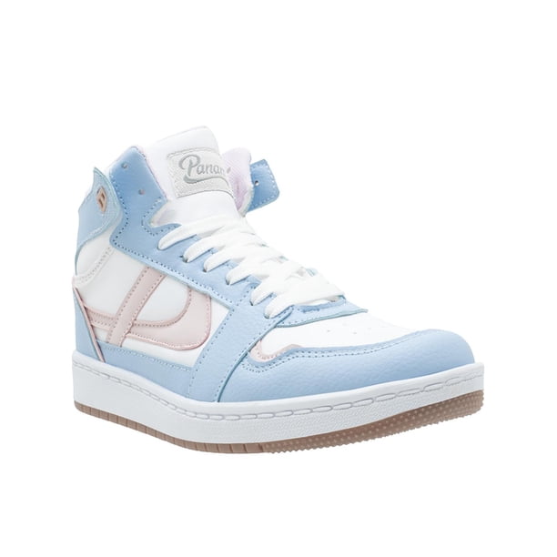 Tenis Para Mujer Panam® Urbano Casual Color Blanco Azul blanco 22