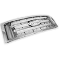 thumbnail image 7 of Chrome Front Bumper Grille Assembly Cover Guard Grill For 2009- 2014 Ford F-150 Plastic Shell/Black Insert XLT Model Replaces 9L3Z8200D FO1200511, 7 of 7