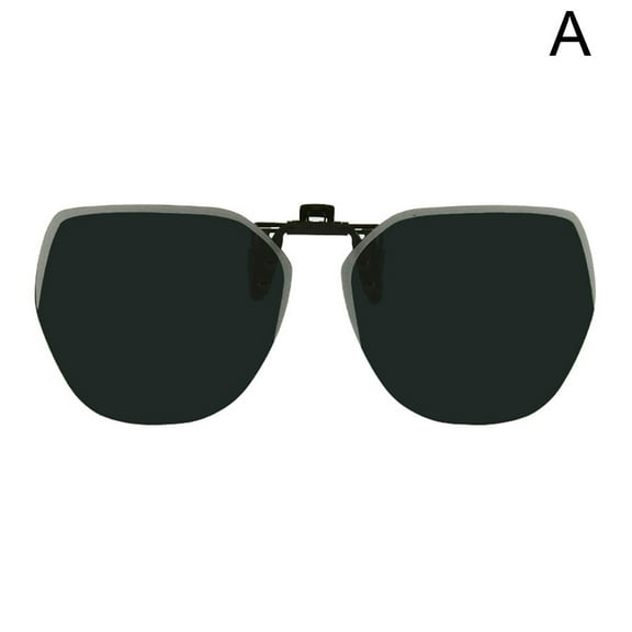 Wmool Clip On Sunglasses For Men Polarized Lens Square Sunglasses Night Vision Driver Oculos Glasses Luxury Eyewear Up Flip Fishing