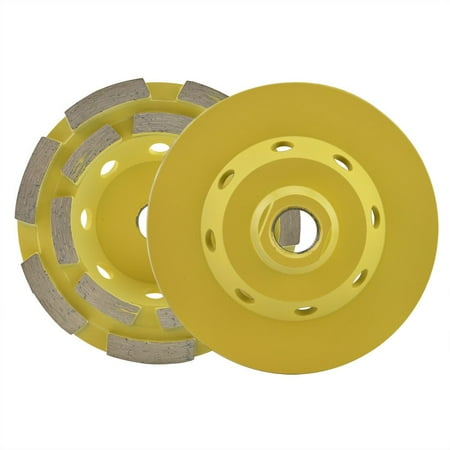 

Specialty Diamond 4SDRCW 4 Double Row Segmented Diamond Cup Grinding Wheel