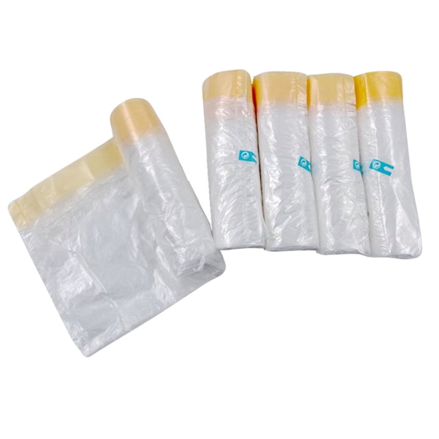 EeaseMX Bolsa de limpieza para inodoro con cordón, 100 unidades, para adultos