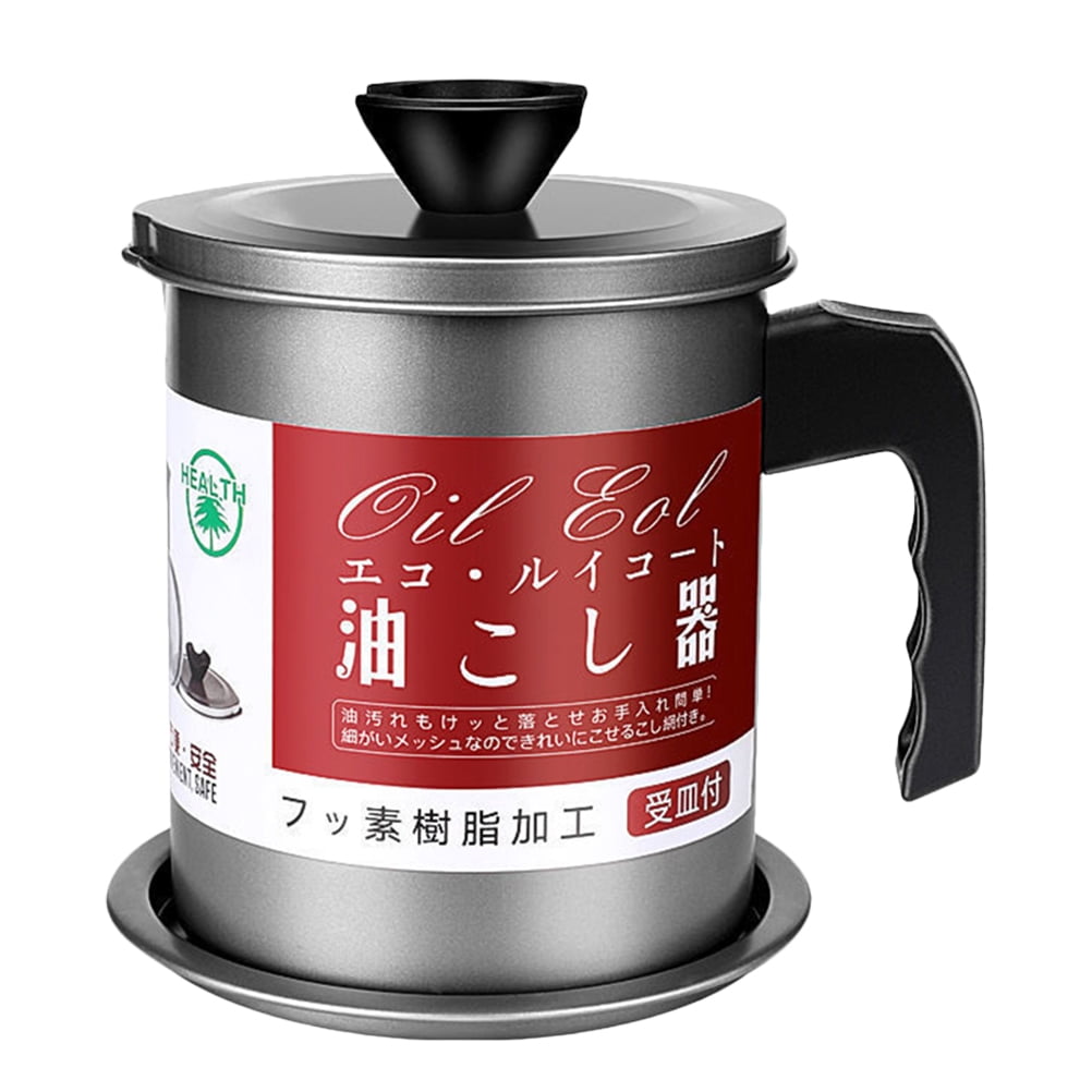 Cooking Oil Storage Can Grease Storage Pot Bacon Grease Container with