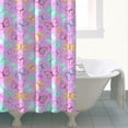 thumbnail image 4 of Pink Butterfly Pattern Shower Curtain 84"x72" ,Bathroom Decorative Shower Curtains Set with 12 Hooks,Modern Waterproof Washable Shower Curtain, 4 of 6