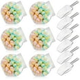 thumbnail image 1 of Estbridge 6 Pcs Plastic Candy Jar with Lid for Candy Buffet with 6 Pcs Mini Acrylic Plastic Kitchen Scoop 7.7 oz Clear Candy Container Plastic Cookie Jar for Kitchen Counter, 1 of 7