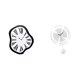 thumbnail image 1 of Reloj de pared redondo, silencioso, con números , de acrílico, sin . Pieza decorativa ideal para dormitorio, baño, oficina o como regalo., 1 of 8