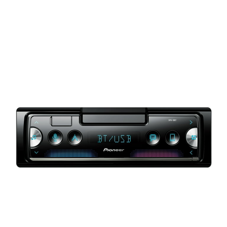 Pioneer Bluetooth Media Receiver Single DIN Car Stereo Radio, SPH