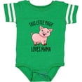 thumbnail image 3 of Inktastic This Little Piggy Loves Mama- cute Boys or Girls Baby Bodysuit, 3 of 5