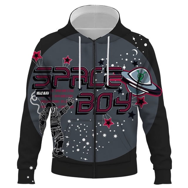 Sudadera con capucha y cremallera para hombre, diseño de hojas de plantas tropicales, estilo hip hop, informal, divertida, de manga larga, estilo urbano, estilo Harajuku, con estampado 3D