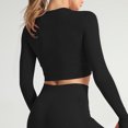 thumbnail image 2 of Crop Top Yoga TFixol Negro S, 2 of 5