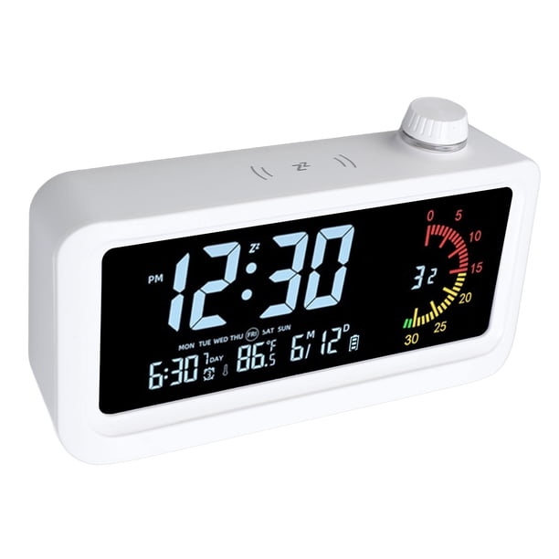 Reloj Despertador Electrónico, Reloj Electrónico Con Temporizador Incorporado, Visualización De Fecha Y Temperatura Para Dormitorio