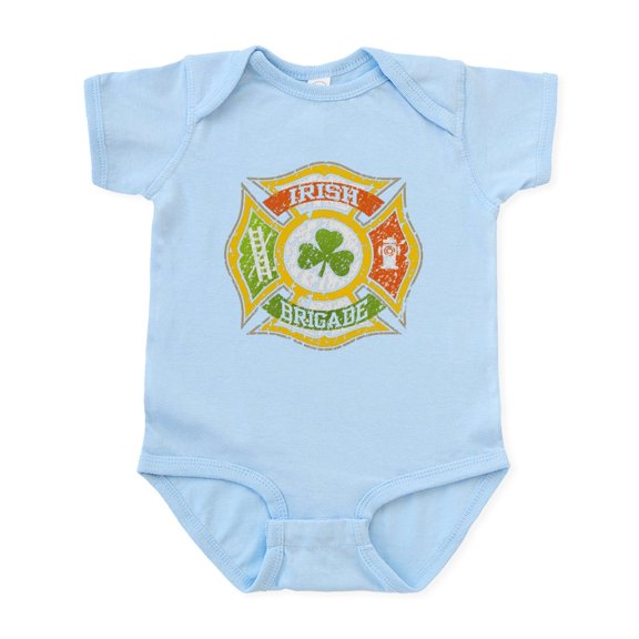 CafePress - Irish Brigade Infant Bodysuit - Baby Light Bodysuit, Size Newborn - 24 Months