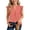 Red, variant on Fengqque Girls Blouse V-Neck Ruffled Cap Sleeves Pleated Front Relaxed Fit Flowy Casual Top 5-14 Years White 13-14Years