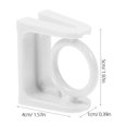 thumbnail image 5 of Troglfold shower rod holder Curtain Rod Holder Hook 2pcs Rotatable Ring Brackets for Home Hotel Bathroom,1.97"X1.57"X0.39", 5 of 10