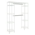 thumbnail image 2 of Seville Classics Expandable Closet Organizer System, White, 2 of 15