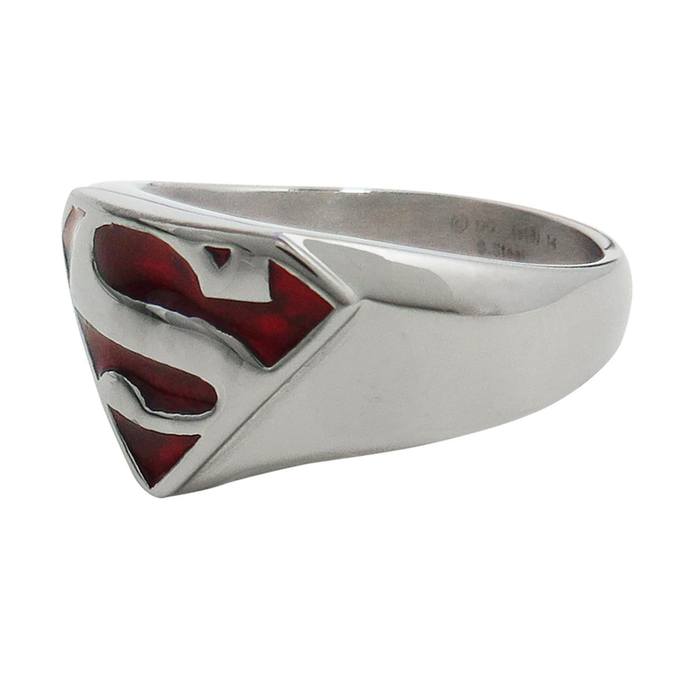 Superman Red Translucent Symbol Ring-Size 9 - Walmart.com