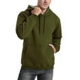 thumbnail image 5 of Flygo Men's Casual Fleece Sherpa Lined Hoodie Winter Warm Pullover Hooded Sweatshirt(Black-XL) .., 5 of 6