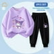 thumbnail image 2 of Anime Sanrio Kuromi Kawaii Children's Clothing 2Pcs Set Cinnamoroll My Melody Cute Autumn Sportswear Girls Cartoon Casual Wear, 2 of 4
