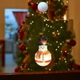 thumbnail image 5 of Christmas Snowman Pattern Window Suction Cup Lights, Battery Powered Holiday Decoration Lights with 13 Inch Length for Indoor Outdoor Festive String Lighting, 5 of 5