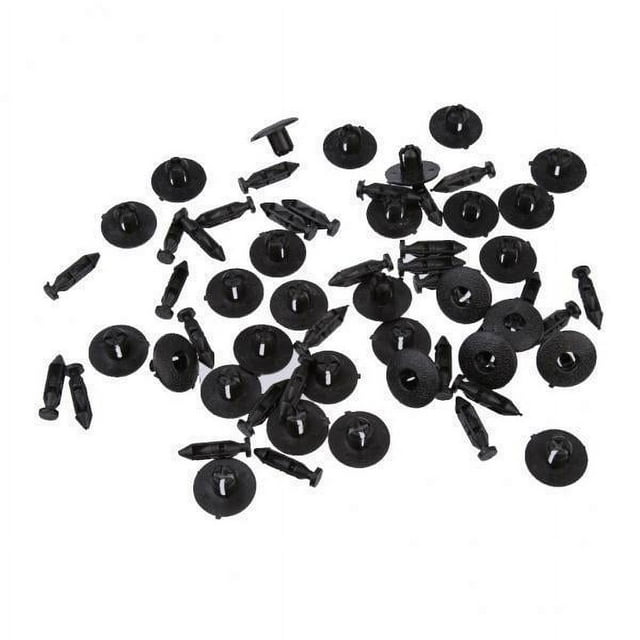 Almencla 6x30x Bumper Radiator Mounting Bracket Plastic Clips Retainer For 6 Pcs