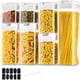 thumbnail image 1 of Juego de 10 recipientes de almacenamiento, caja de almacenamiento, recipientes herméticos de cocina con tapa, juego de recipientes a granel, recipientes de almacenamiento para guardar pasta,, 1 of 7
