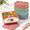 Classic Colors, variant on 4 Pack Classic Colors Silicone Reusable Bento Box Lunch Container Set