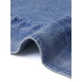 thumbnail image 6 of DARING DIVA Women's Plus Size Drawstring Detachable Hoodie Denim Jacket 2X Light Blue, 6 of 6