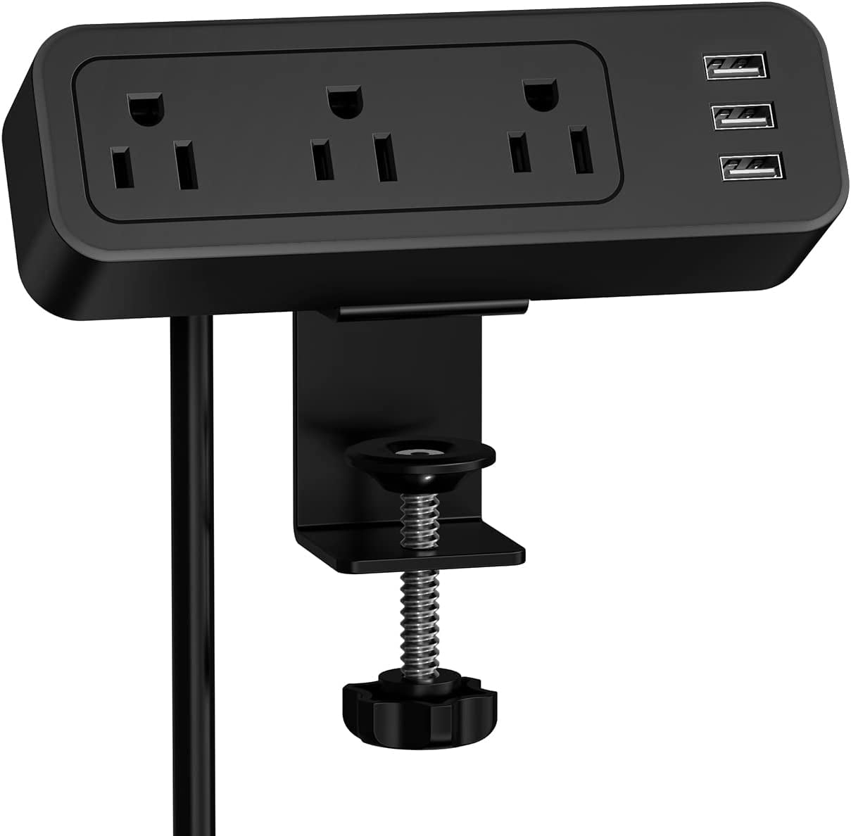 Desk Power Strip Desktop Charging Clamp, Desk Mount USB Charging Power