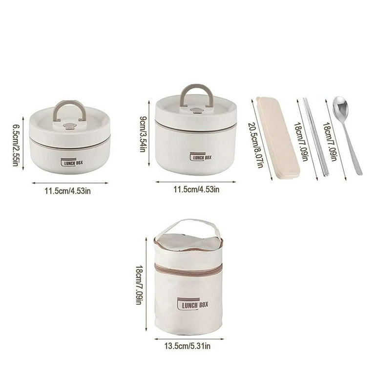 Becerril Stackable Stainless Steel Lunch Box Prep & Savour