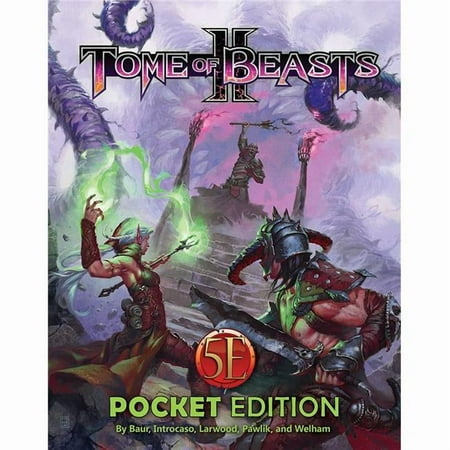 Kobold Press D&D 5 Edition Tome of Beasts II Pocket Edition Role Playing Game