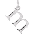 thumbnail image 1 of Precious Stars Pendentif Initial en Or Blanc 14K Unisexe, 1 of 2