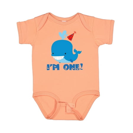 

Inktastic Whale 1st Birthday Boys or Girls Baby Bodysuit