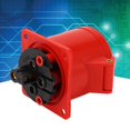 thumbnail image 4 of 32A 3 Phase Socket, Industrial Plug Socket IP44 Industrial Plug Socket ABS Material  For Industry For Chemical Industry, 4 of 8