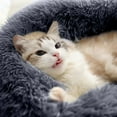 thumbnail image 3 of Nebwoak Cat Nest for Dog and Cat Dog Round Winter Warm Sleeping Bag Long Soft Pet Bed Calming Bed, 3 of 5