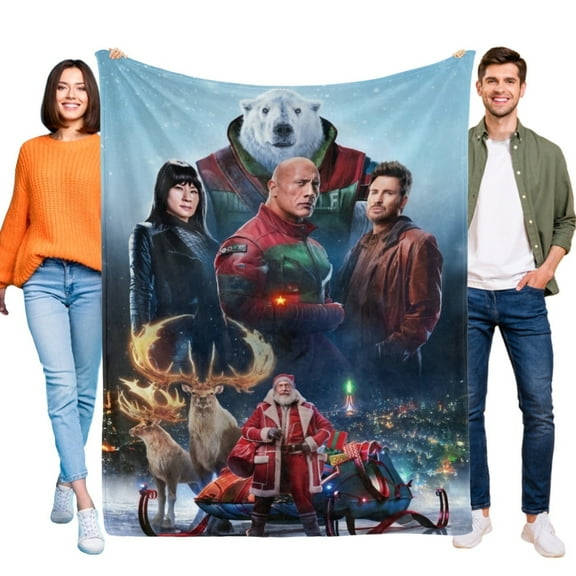 Red One Blanket Flannel Throw for Bed Sofa Office Birthday Gift for Kids