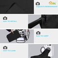 thumbnail image 5 of Easy-Going 9X15ft Black Background Muslin Backdrop,Photo Studio,Collapsible High Density Screen for Video Photography, 5 of 5