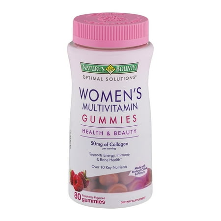 Nature's Bounty femmes multivitamines gélifiés framboise - 80 CT