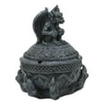 thumbnail image 2 of Médiéval Dragon Orbe Celtique avec Cendrier Gothique Gargoyle Statue, 2 of 4