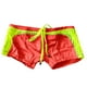 thumbnail image 4 of Calzoncillos de natación de secado rápido de aguas termales con cordón a rayas de color sólido de cintura baja para hombres Pompotops qyievc7624, 4 of 4